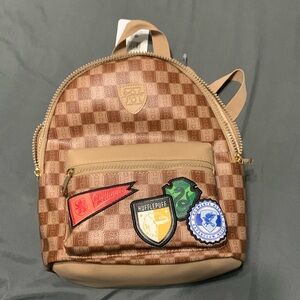 NWT Bioworld Harry Potter Hogwarts checkerboard Backpack